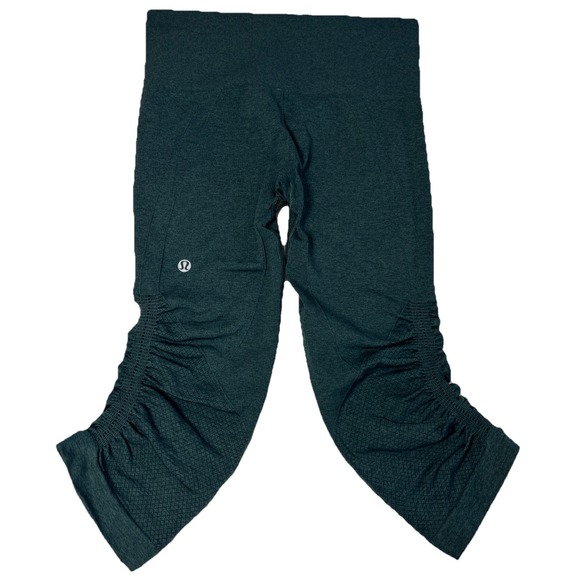 lululemon athletica Tops - Lululemon In the Flow Crop Pant Green Size 4 NO TAG Preowned
